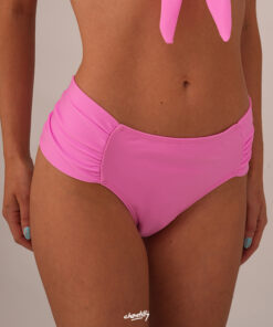 BIKINI ALTA CON FRUNCES LATERALES