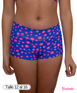 MINISHORT CON CINTURA FRUTAL